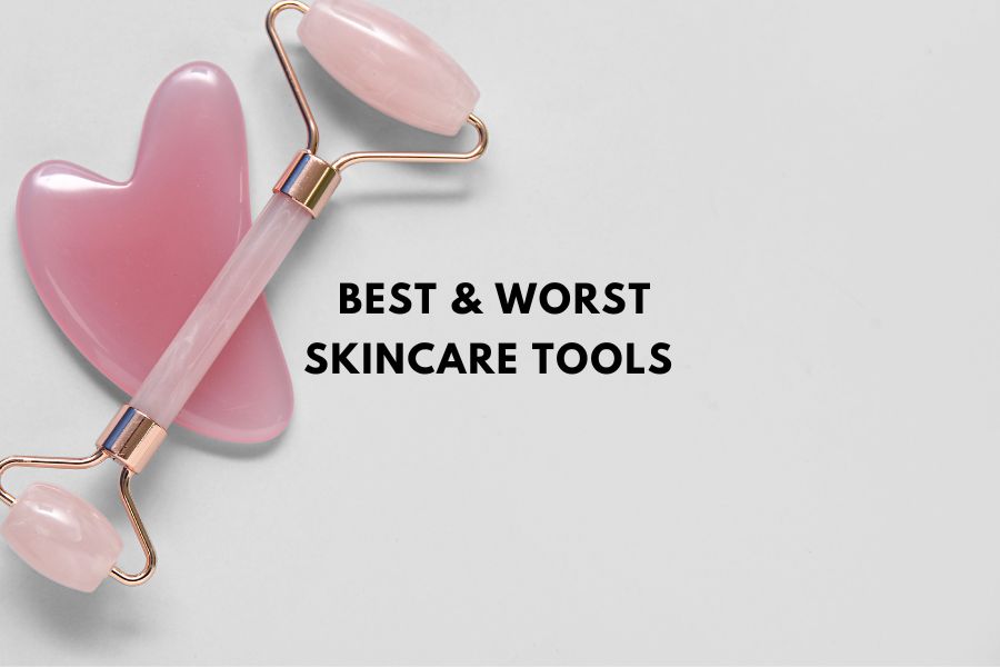 Beitragsbild zum Blogartikel über beliebte Skincare Tools wie Gua Sha, Porensauger und Face Cupping