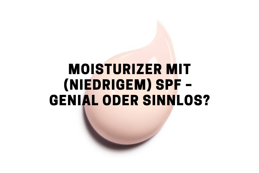 Titelbild für einen Skincare Blogartikel über Moisturizer mit SPF und Sonnenschutz in der Hautpflege.