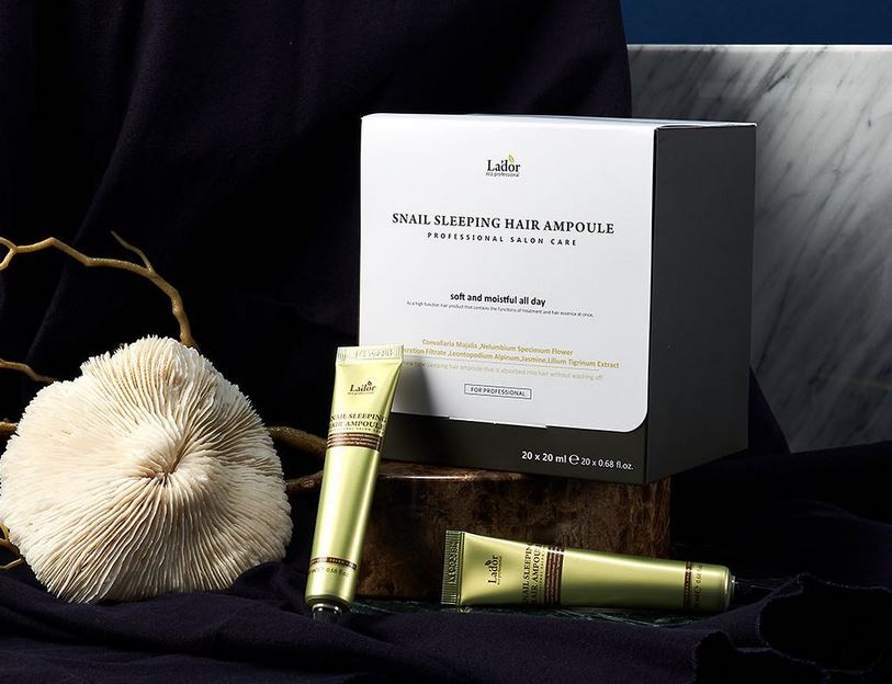 Bitte einmal Schnecke ins Haar: LADOR Snail Sleeping Hair Ampoule