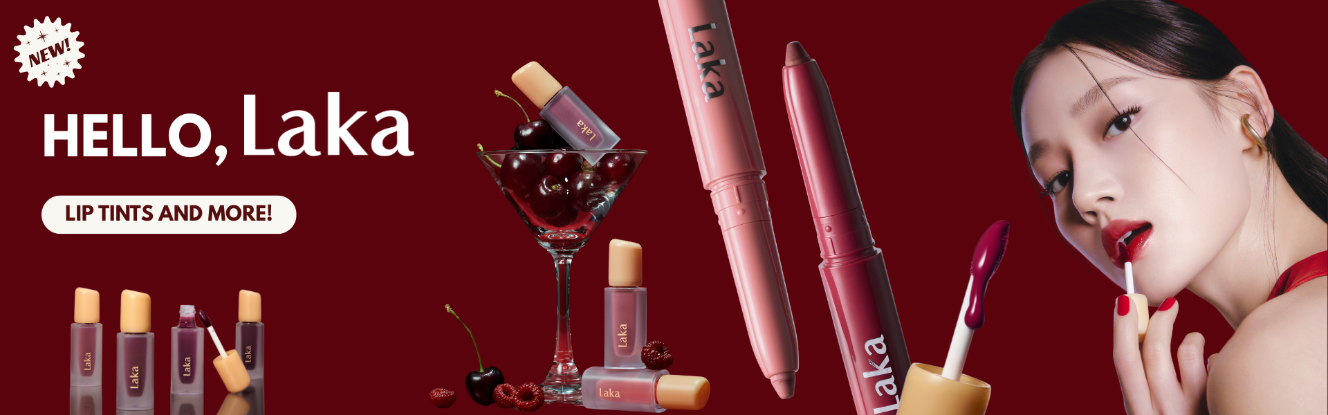 Laka Lip Tint - Neue Marke im Sortiment