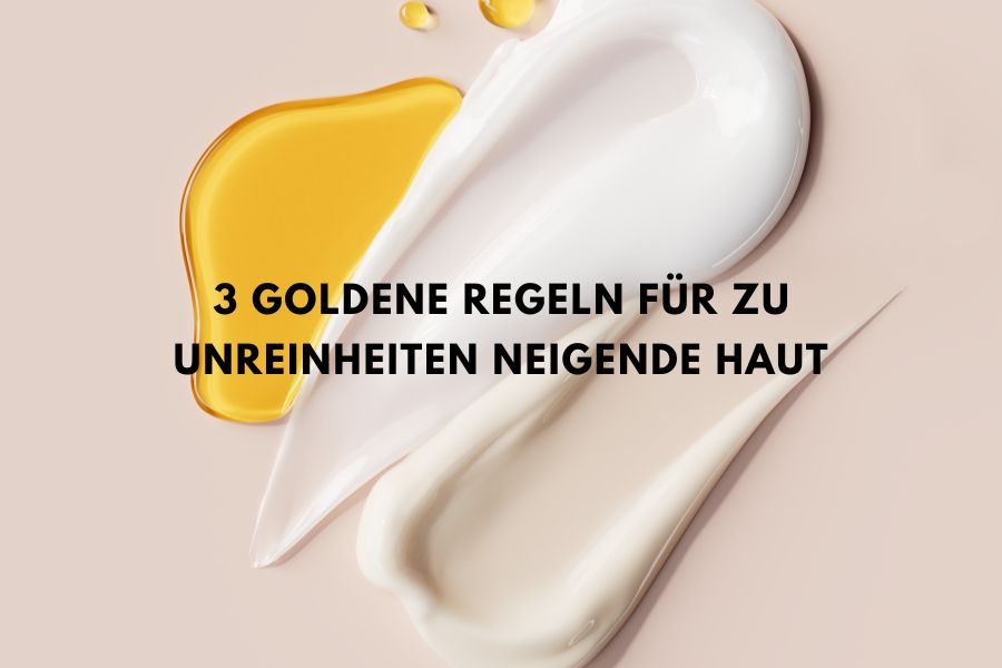 Beitragsbild zum Blogartikel über Skincare Tipps und Pflegeroutine für zu Unreinheiten neigende Haut