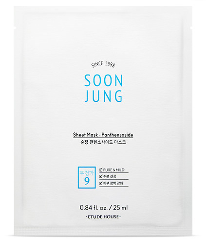 ETUDE Soon Jung Sheet Mask - Panthensoside