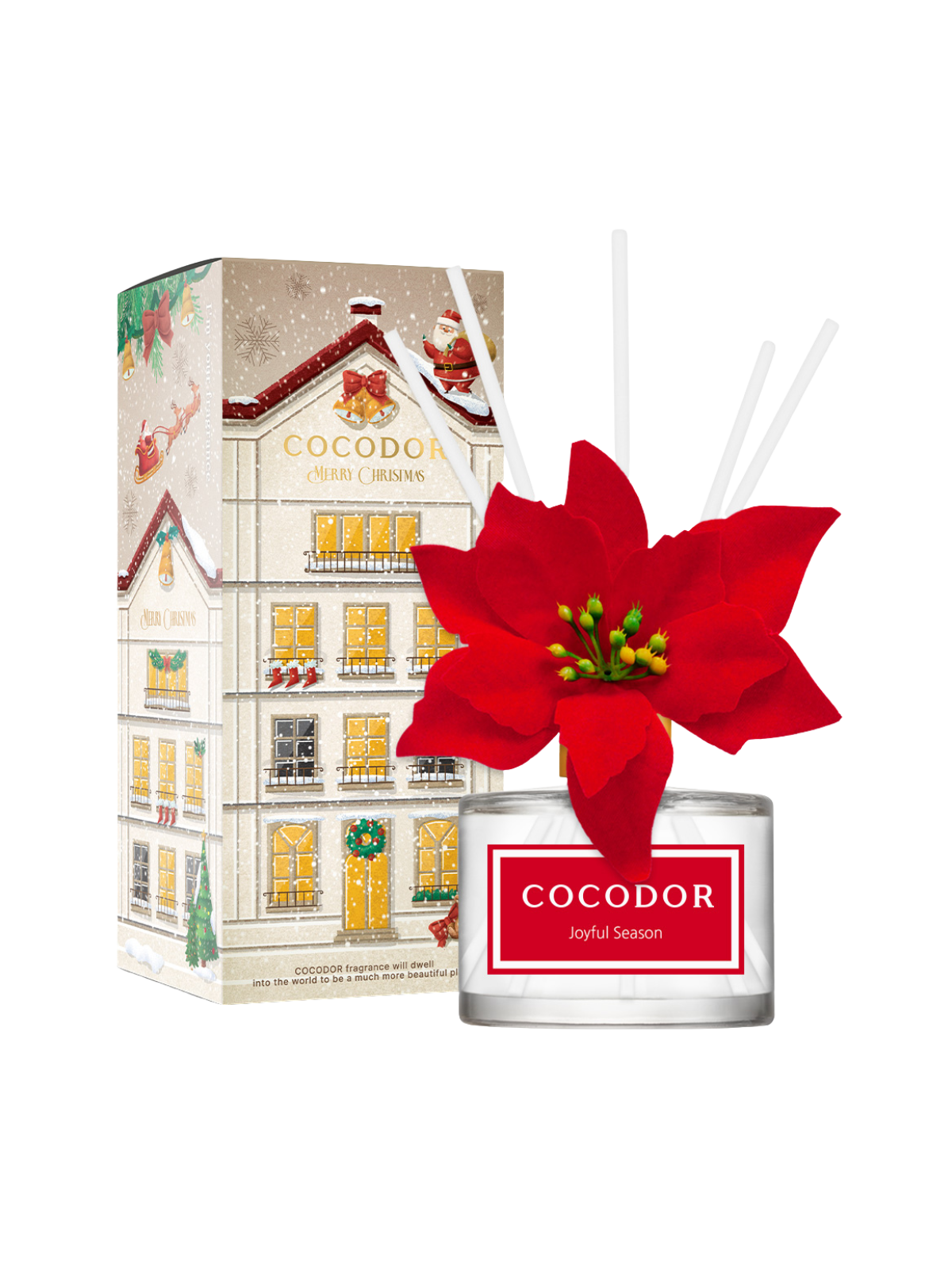 COCODOR Christmas Diffuser Santa's Little House (White) 200ml