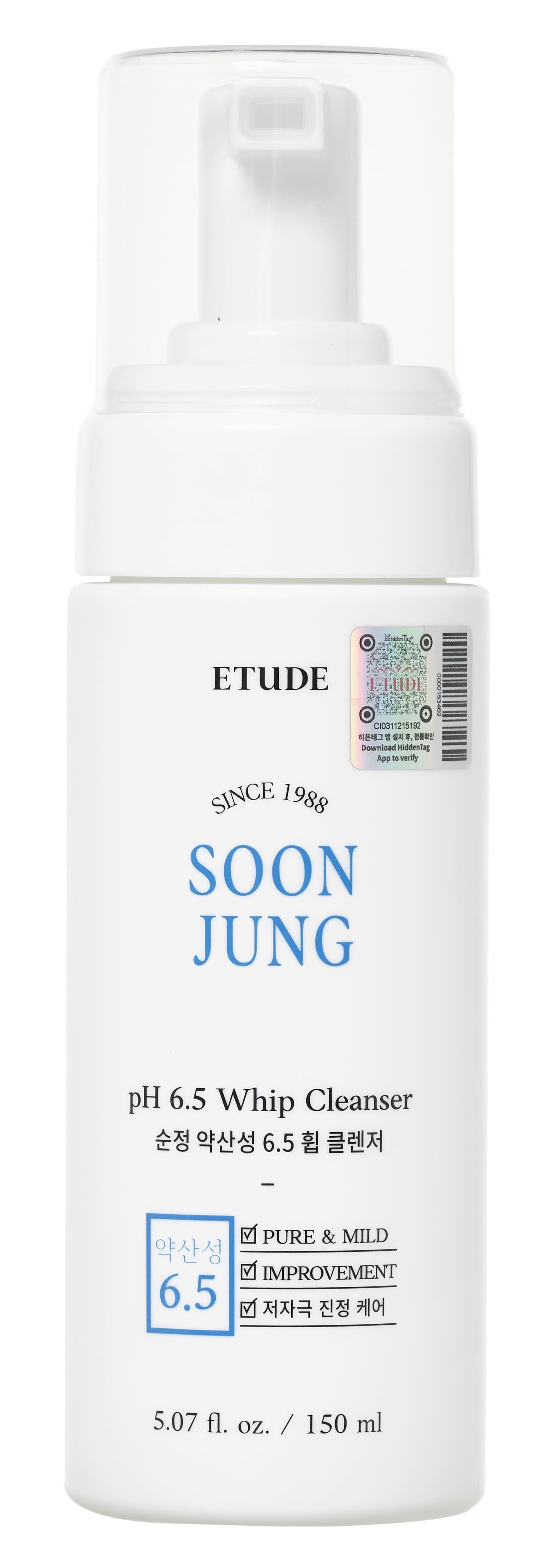 ETUDE Soon Jung pH 6.5 Whip Cleanser