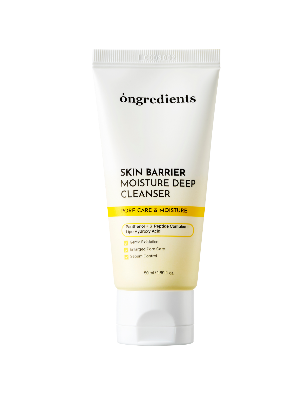 ONGREDIENTS Skin Barrier Moisture Deep Cleanser - 50ml