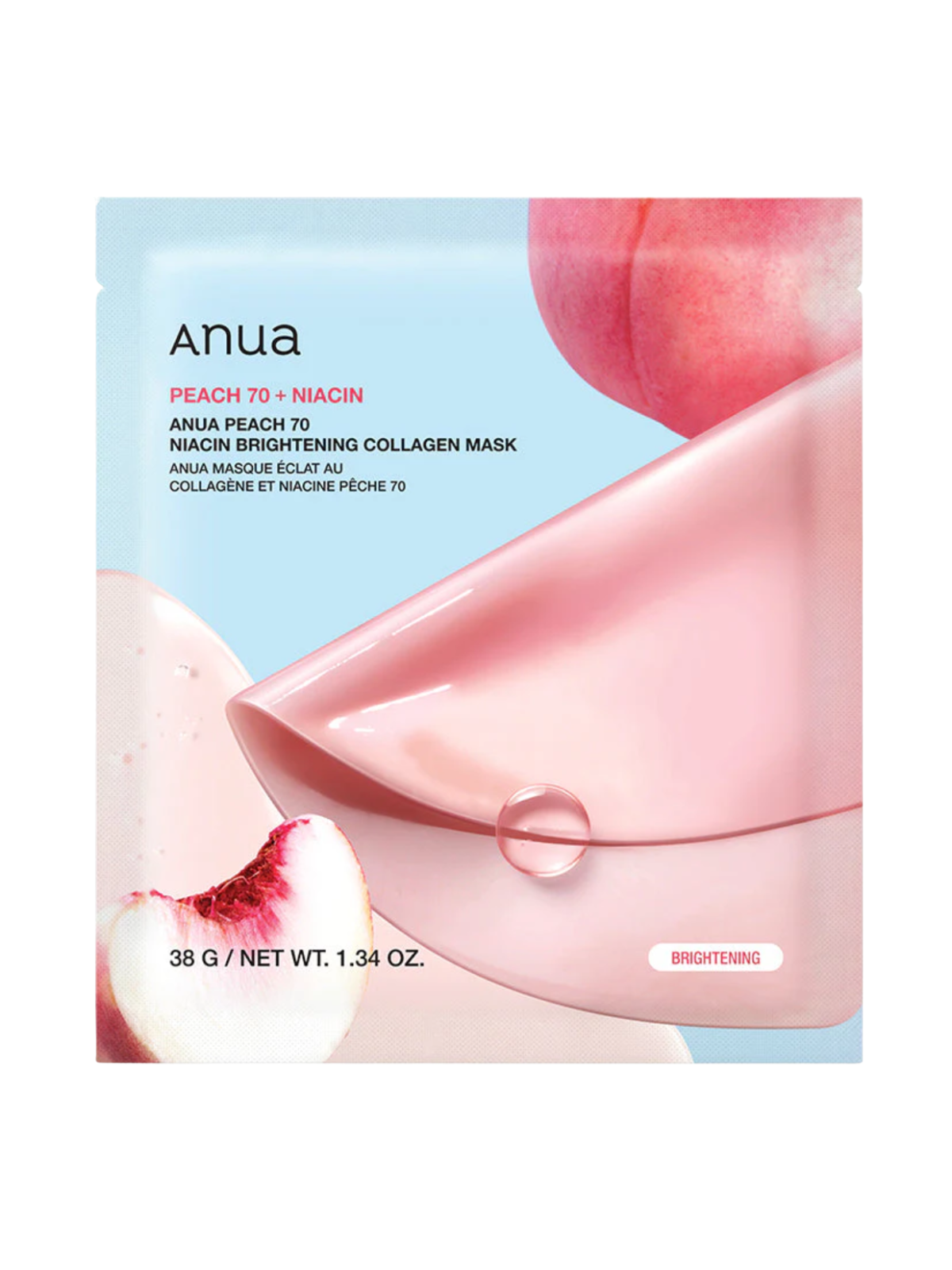 ANUA Peach 70 Niacin Brightening Collagen Mask