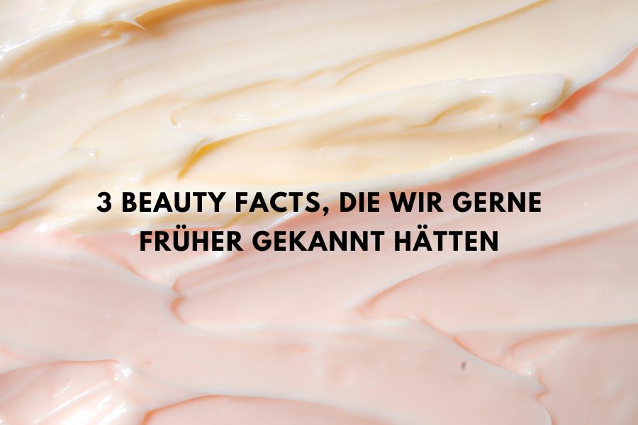 Titelbild für einen Beauty Blogartikel über Beauty Tipps und Hautpflege Wissen mit cremigen Make-up-Texturen.