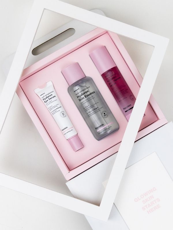 HANSKIN PR Paket GLOWING SKIN STARTS HERE