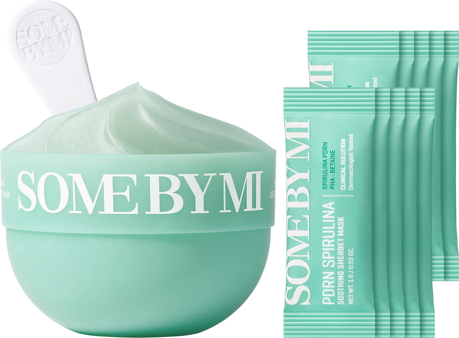 SOMEBYMI Spirulina PDRN Soothing Sherbet Mask (10ea x 1g)