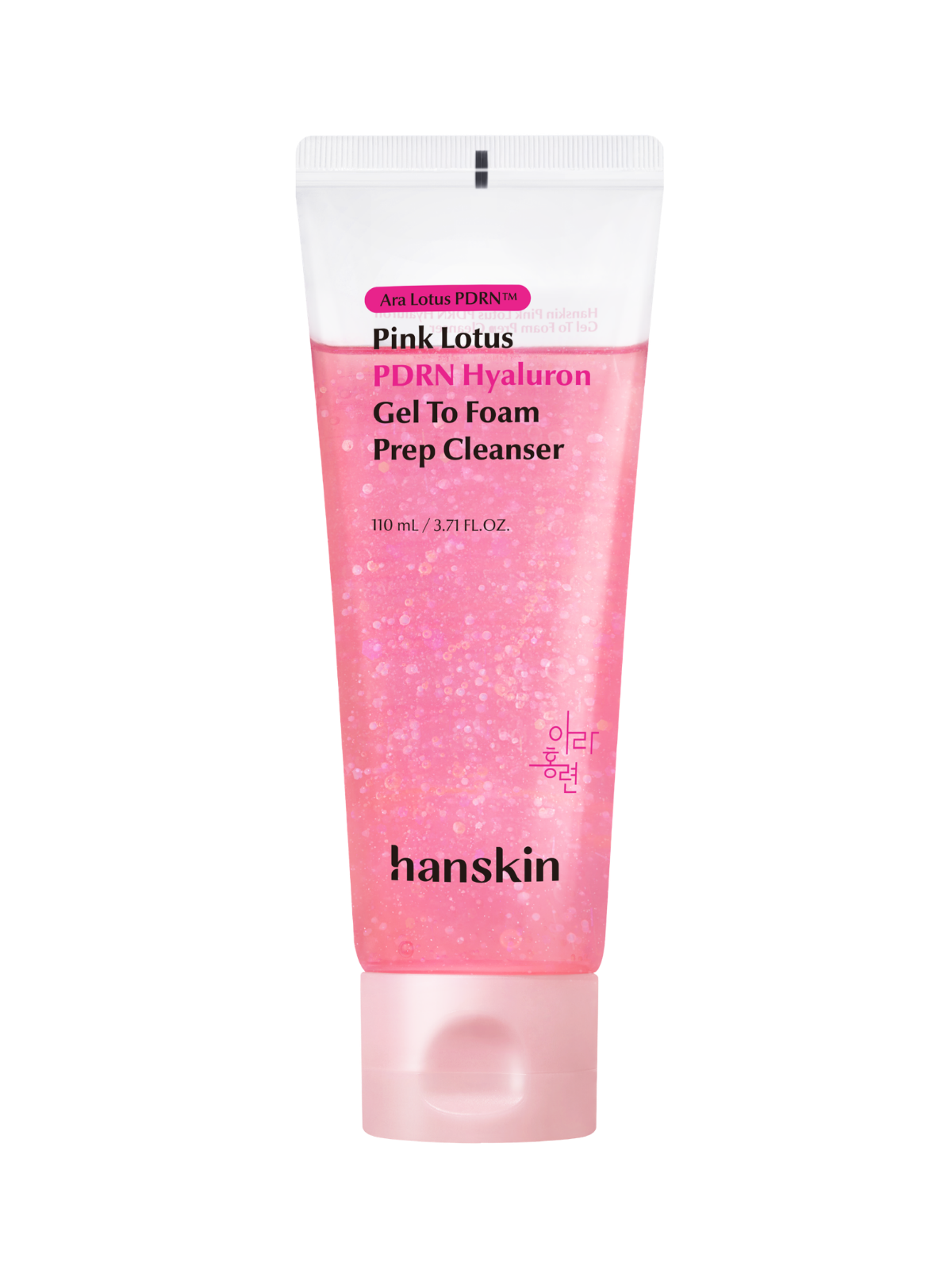 HANSKIN Pink Lotus PDRN Hyaluron Gel to Foam Prep Cleanser