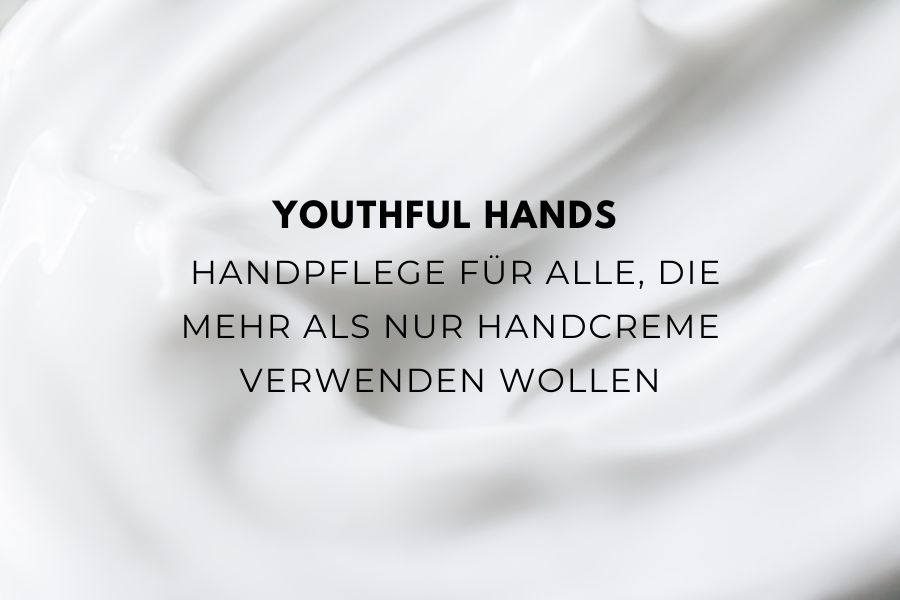 Titelbild für einen Beauty Blogartikel über Handpflege und Anti-Aging Pflege für die Hände.