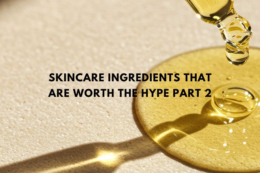 Blogbeitragsbild über beliebte Skincare Wirkstoffe, die den Hype wirklich wert sind