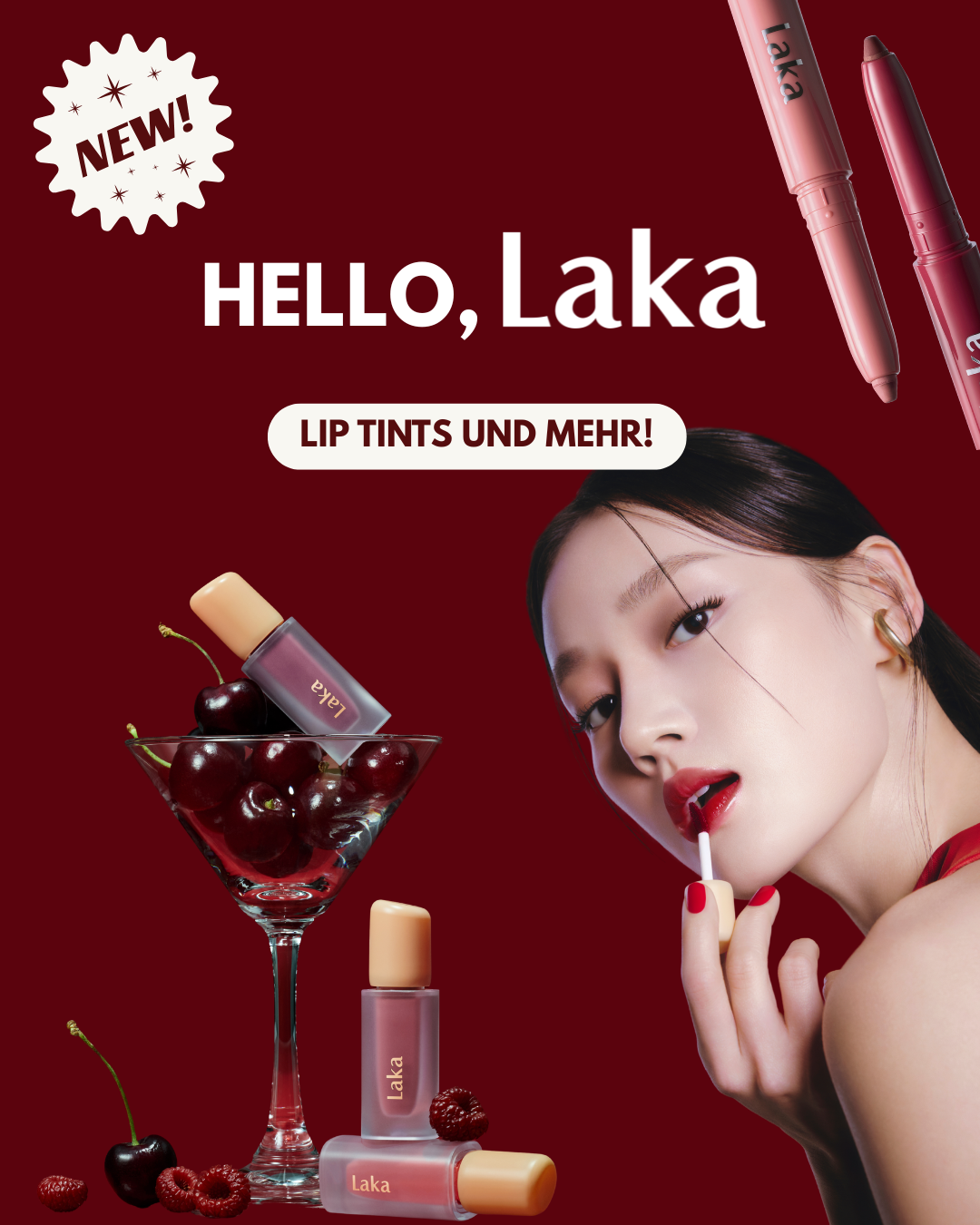 Hello Laka Banner - New Lip Tint Launch