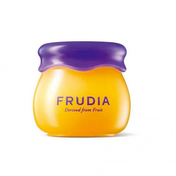 Eine Lippenpflege der Marke Frudia in der Version Blueberry Honey