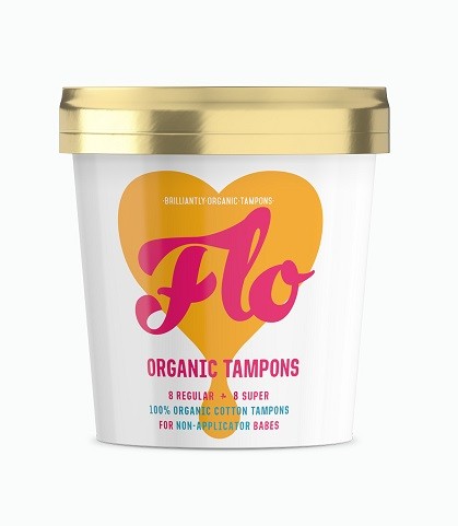 FLO Non-Applicator Tampon Pack (16 tampons)