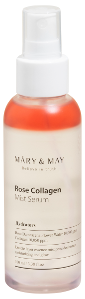 Ein nährendes Gesichtsspray mit Rose und Kollagen der Marke Mary & May