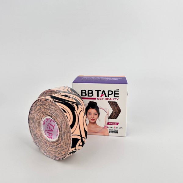 BBTAPE 2,5cm Face Tape Tattoo Beige 2 Stk.